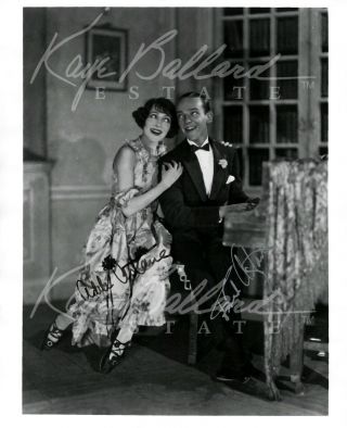 Kaye Ballard Estate: Fred & Adele Astaire Signed Photo