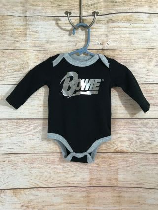 Bowie Long Sleeve One Piece Creeper Baby Infant Size 0 - 3 Months