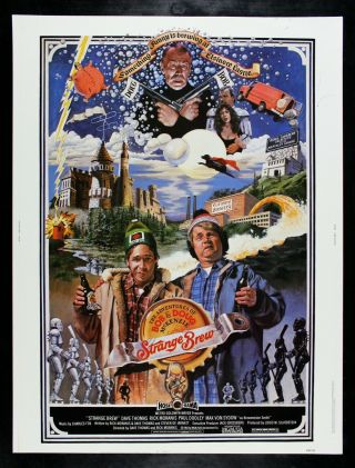 Strange Brew ✯ Cinemasterpieces 30x40 Rare Movie Poster 1983