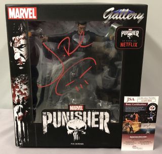 Jon Bernthal Signed Marvel Gallery Punisher Statue W/ Jsa,  Photo Proof