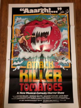 Attack Of The Killer Tomatoes 1978 27x41 Movie Poster