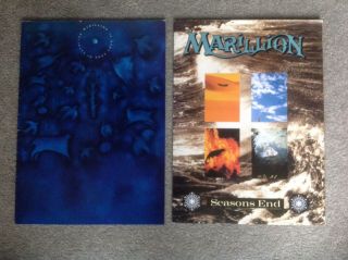 2 X Marillion Tour Programmes - Seasons End And Holidays In Eden