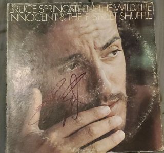 Bruce Springsteen Signed Born To Run Album Lp Vinyl Autograph In Person