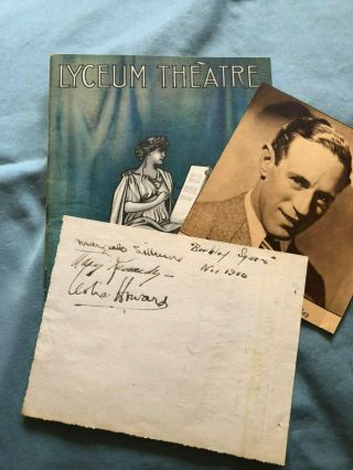Leslie Howard Autographed Signed Album Page Gone With The Wind,  Of Human Bondage