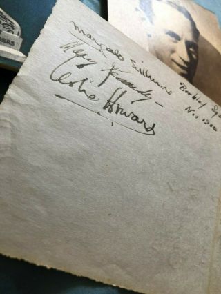 LESLIE HOWARD Autographed Signed Album Page Gone With The Wind,  Of Human Bondage 4
