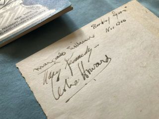 LESLIE HOWARD Autographed Signed Album Page Gone With The Wind,  Of Human Bondage 8