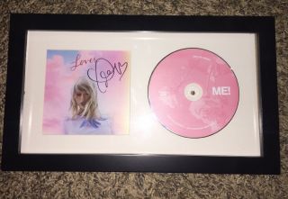 Taylor Swift Framed Matted Signed Autograph Lover Cd Booklet Me Single Proof