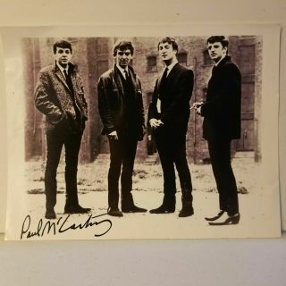 The Beatles / Paul Mccartney / Hand - Signed Photo / Loa / Provenance