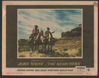 Searchers Lobby Card (verygood -) 1956 John Wayne Movie Poster Art 399