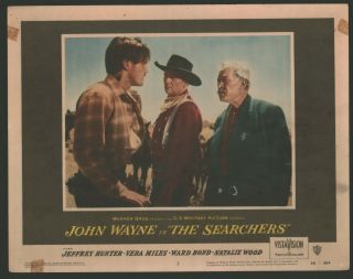 Searchers Lobby Card (verygood) 1956 John Wayne Movie Poster Art 404