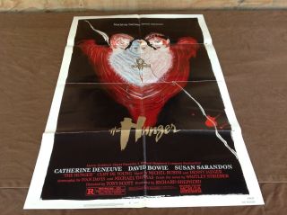 1983 The Hunger Movie House Full Sheet Poster