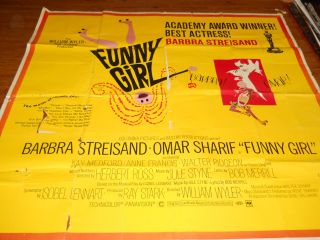 Funny Girl (1968) 6 Sheet Movie Poster (81 " X81 ") Folded