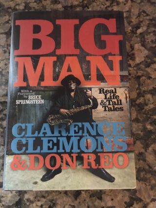 Clarence Clemons /e Street Band Signed Autographed Book