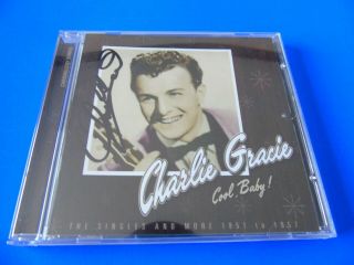 C.  O.  A - Charlie Gracie Hand Signed Autograph On His Cool Baby Cd - Rockabilly