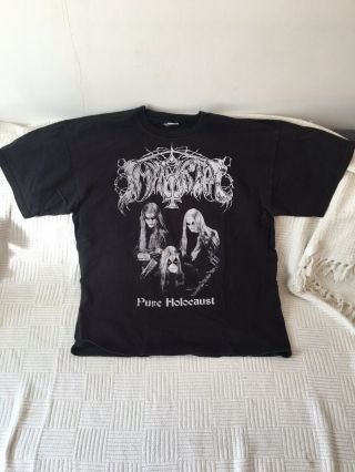 Immortal Pure Holocaust Norwegian Black Metal T - Shirt Xl Black Shirt