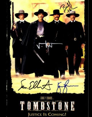 Tombstone Cast Sam Elliott,  3 Autographed 11x14 Photo Signed Picture Pic And