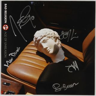 Bad Religion Fully Signed Jsa Signed Autograph Record Album Vinyl