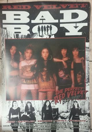 Red Velvet Vol.  2 Repackage The Perfect Bad Boy Taiwan Promo Poster (30 " X20 ")