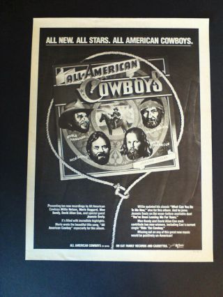 All American Cowboys Merle Haggard - Willie Nelson - David Allan Coe - Moe Bandy 1983