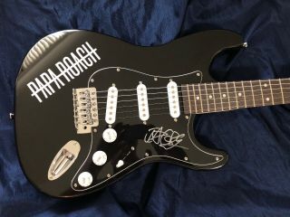 Papa Roach Jacoby Shaddix Autographed Signed Guitar W/coa