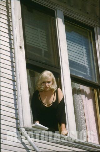 Marilyn Monroe Misfits 1960 Candid On Set Vintage Kodachrome Camera Transparency
