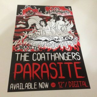 The Coathangers Parasite Poster Vinyl Lp/cd Promo Garage Punk Rock Us Ship