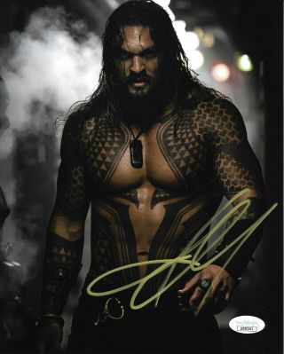 Jason Momoa Aquaman Autographed Signed 8x10 Photo Jsa 8