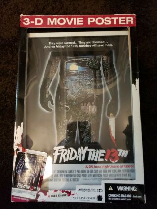 Friday The 13th 3 - D Movie Poster Mcfarlane’s Pop Culture Masterworks Jason