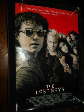 The Lost Boys Vampire Rolled One Sheet Poster Horror