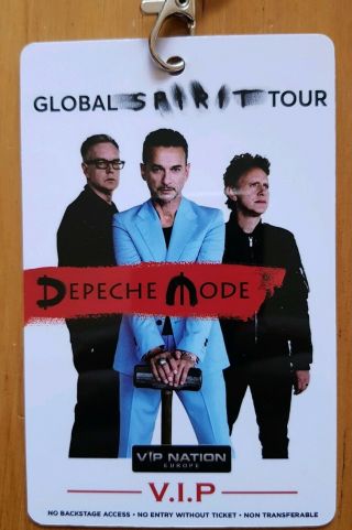 Depeche Mode - Spirit / Global Spirit Tour - Vip Lanyard