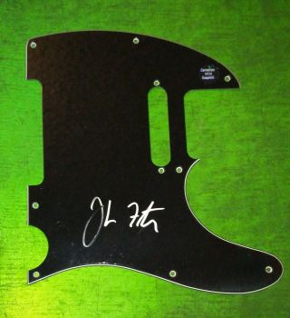 John Fogerty Hand Signed Autograph Guitar Pick Guard