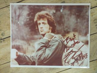 Sylvester Stallone Autographed Signed Rambo Photo 7.  5 " X9.  5 "