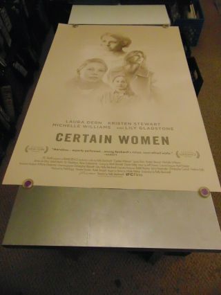 Certain Women 2016 Laura Dern Kristen Stewart Movie Poster N6505