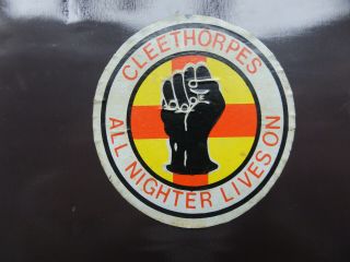 70s Orig Northern Soul Patch Cleethorpes Sticker
