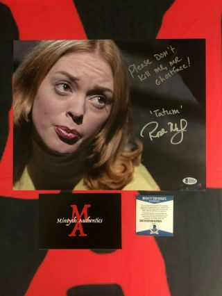 Rose Mcgowan Scream Autographed Signed 11x14 Photo Beckett Proof Horror