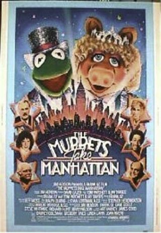 Muppets Take Manhattan Rolled 30x40 Movie Poster 1984