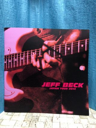 Jeff Beck Japan Concert Tour Program Book 2014 Mega Rare