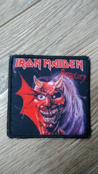 Iron Maiden Purgatory Patch,  Vintage,  Rare,  Collectable Patch (patch Amnesty)