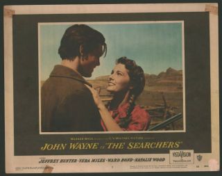 Searchers Lobby Card (verygood) 1956 Natalie Wood Movie Poster Art 403