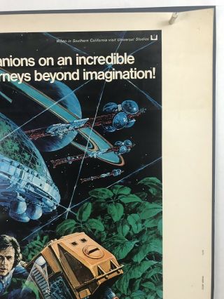 SILENT RUNNING Movie Poster (VeryGood, ) 30X40 1972 Sci - Fi Robot by Akimoto 6286 3