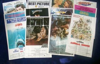 Topps Movie Posters 1981 Complete Set Of 12 Different