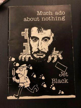 The Stranglers Much Ado About Nothing Jet Black Book