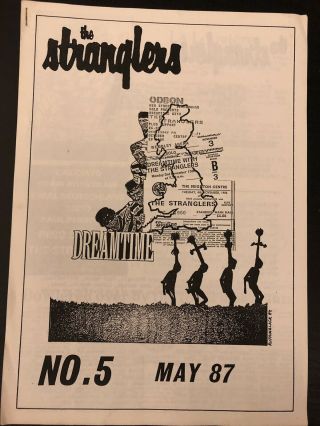 The Stranglers Very Rare Fanzine - No.  5 May 87 By Gary Holmes & Nick Pryde