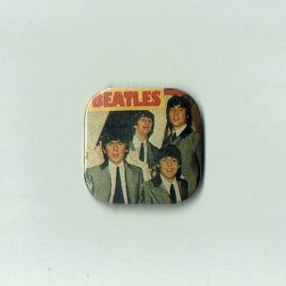 The Beatles Unusual Shape Tin Badge 1960 