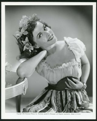 Paulette Goddard Vintage 1939 Paramount Pictures Portrait Photo
