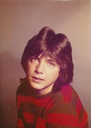 David Cassidy 1970s Color Studio Snapshot Portrait Photo
