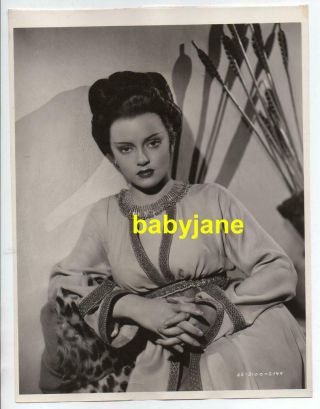 Lana Turner 8x10 Photo As Tartar Handmaid 1938 Adventures Of Marco Polo