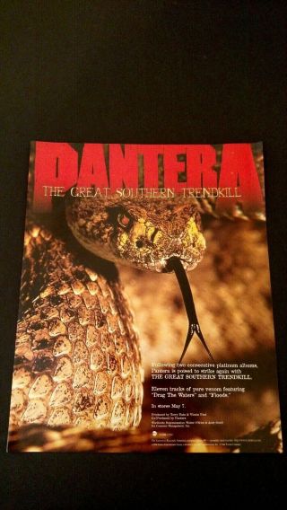 Pantera " The Great Southern Trendkill " 