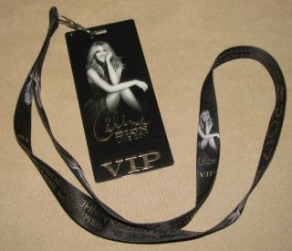Celine Dion - Live Tour 2017 - Vip Pass & Lanyard - Tour Merchandise