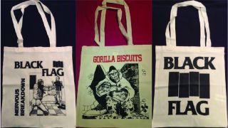 Gorilla Biscuits Bf Tote Bags Punk Rock Hard Core